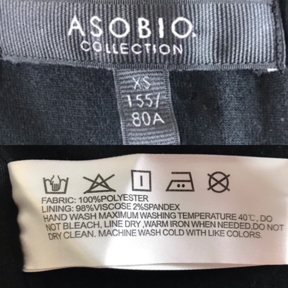 ASOBIO |  Black Long Sleeve Chiffon Blouse - Picture 5 of 5